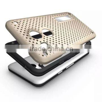 Shockproof Back Stand Case With Head Radiation Function For Nexus 5X Mesh Back Style TPU Rubber Cover Case MT-5296 photo-6