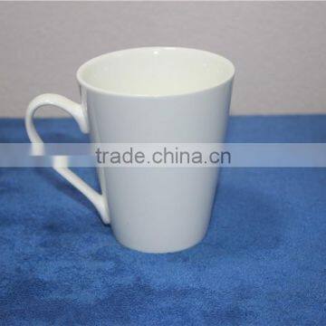 Custom cheap cone shape porcelain 11 oz mug dimensions