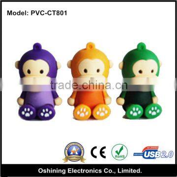 Cute Promotional New Year Monkey Shape PVC USB Flash Drive ( PVC-CT801 ) photo-3