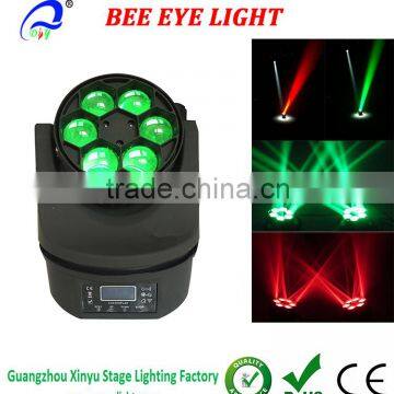 Osram 6pcs 15W RGBW 4 In1 Bee Eye Led Mini Professional Moving Head Light