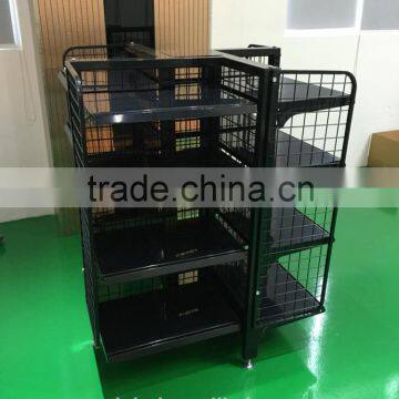 storge equipment rolling metal storage cage