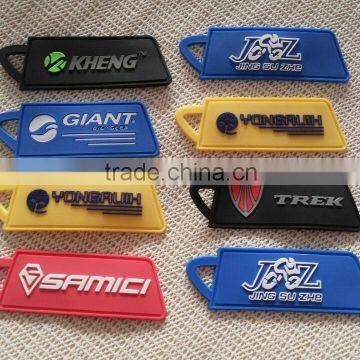 China Factory Customed Eco-friendly Pvc Bag Label Clothing Label photo-2