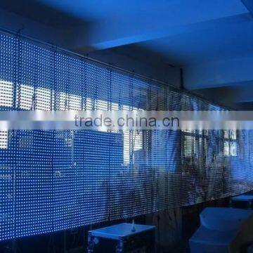 Outdoor Waterproof P31.25 Led Video Curtain Display/decoration Flex Grid Led Display photo-2
