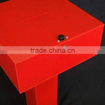 Modern Customized Acrylic Box With Lock,high Quality Boxes photo-2