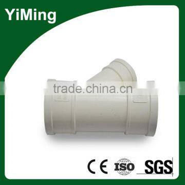 YiMing Pvc 45 Degree y Tee for Pvc Pipe Fittings photo-4
