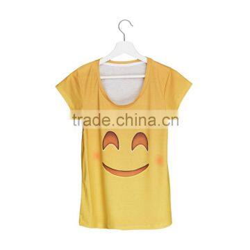 OEM Brand New 3D Print Latest Basketball Emoji T shirt Gym China Factory