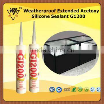 Weatherproof Extended Acetoxy Silicone Sealant G1200