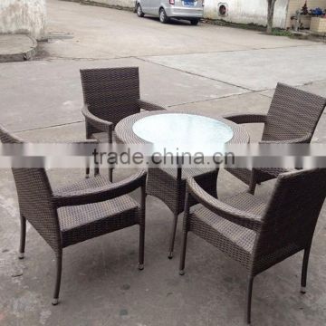 Mimosa Outdoor Furniture Australia 5 piece Resin Wicker Table Chair Set