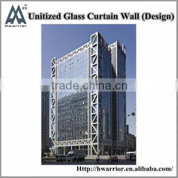 Unitized curtain wall with operable window