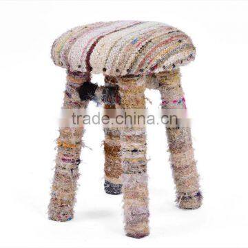 Silk Chindi Stool