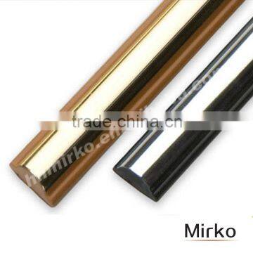 golden pvc skirting board