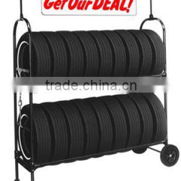 Kinlife Mobile Tire Display Rack photo-2