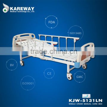 china supplier excellent aluminum alloy manual beds with four foots