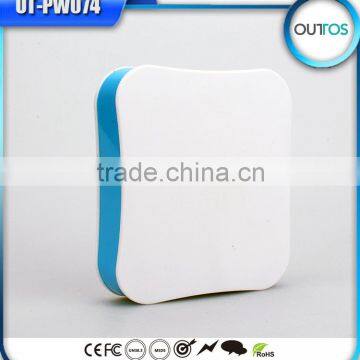 Best price 6600mah square universal power bank with customized logo