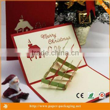 3d pop up Christmas make flashing christmas card