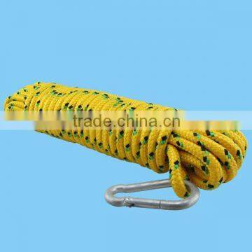 China suppy 8 strands double braided polyester marine rope