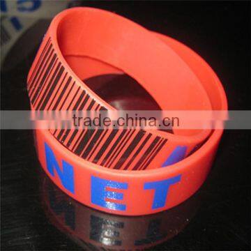 scannable 2d barcode band custom laser qr code band