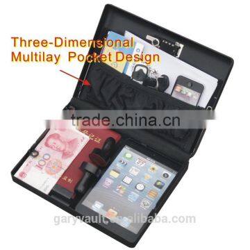 Wholesale - MC500 Microault Combination Mini Car Gun Pistol Portable Security Storage Steel Safe Box (Ipad Box),file Safe photo-5