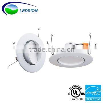 4 inch UL Energy Star eyeball vertical direction adjustable angle led downlight with 5 years warranty