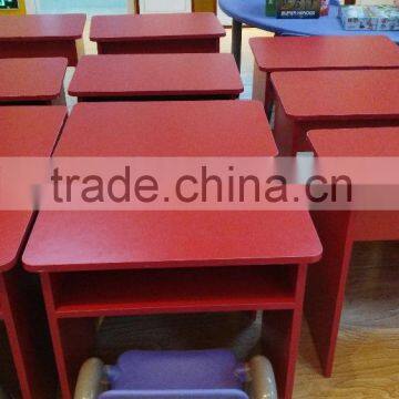 wholesale red computer desk/children study table manufacturer price