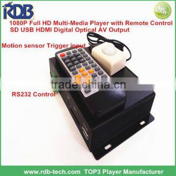 RDB 1080P Full HD Multi-Media Player with Remote Control SD USB HDMI Digital Optical AV Output DS005-78