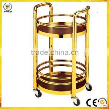 titanium/stainless steel/silver service liquor trolley for hotel air restaurant Hotel Supreme