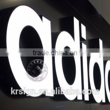 factory price Channel Letter Sign with Mirror Stainless Steel Letter Shell