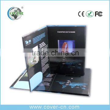 Promotional 4.3'' LCD Video Greeting Card, Video Brochure Card In A5 Paper photo-2