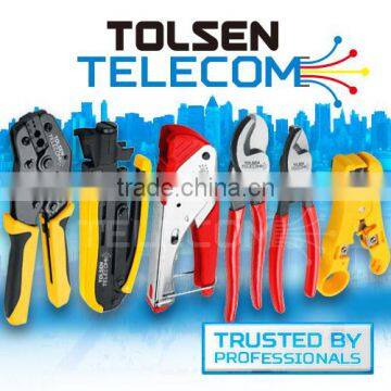 ratchet crimper / compression crimper / F connector / cable cutter / coax cable radial stripper / coax cable tools