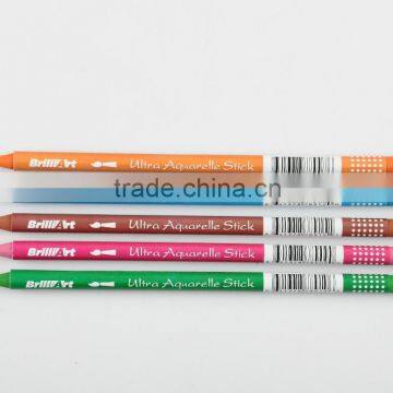 High Quality wood free aquarelle stick,sets of 12/24/36/48/120 colors,wood free water color pencil