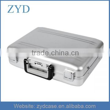 Silver Mini Pocket Portable Aluminum Locking Laptop Briefcase ZYD-HZMlc004