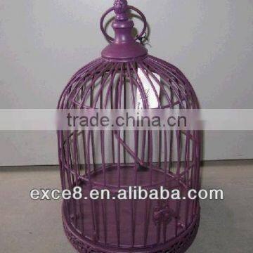 Decorative small round wire bird cages