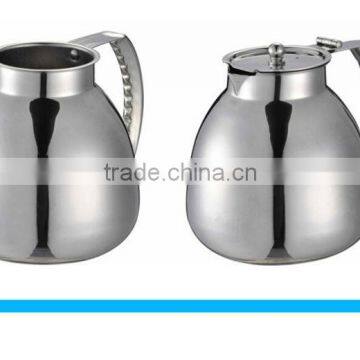 Stainless steel double wall coffee pot