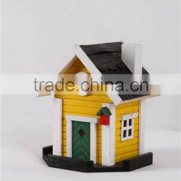 pet wooden birdhouse, brief design hanging decorative birdroost