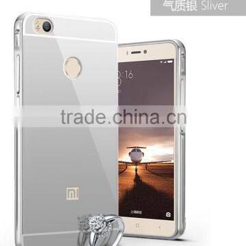 Aluminum Metal Bumper And Mirror PC Back Phone Case Cover For Xiaomi MI 5 For Mi 4S photo-5