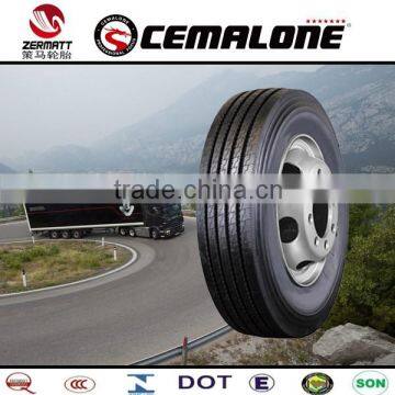 China ZERMATT brand radial truck tire 12R22.5 with DOT GCC ECE etc