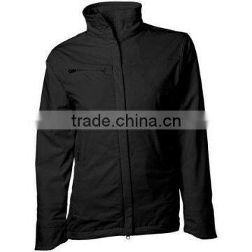 Modern black winter jacket men's softshell jacket