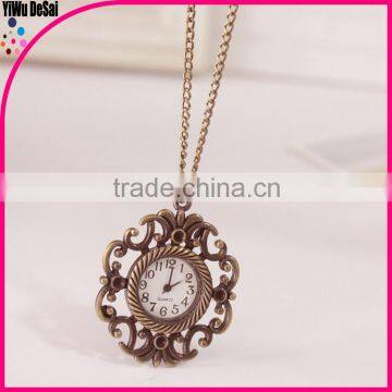 creative necklace watch wholesale antique pocket watch chains