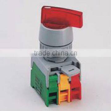 22mm IP65 Waterproof 2 Position Spring Return Long Lever Illuminated Selector Switch Neon/LED (GLSRL222) photo-2