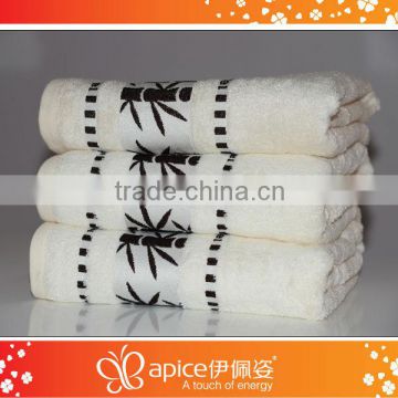 High quality white plain bamboo bath towel wholesale of bamboo