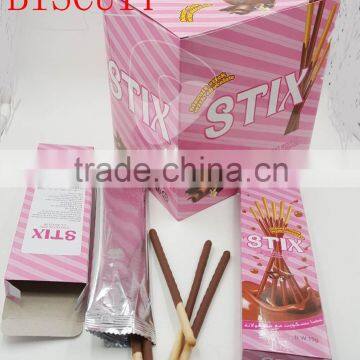 STIX biscuit stick coated with chocolate confectionery                        
                                                Quality Choice