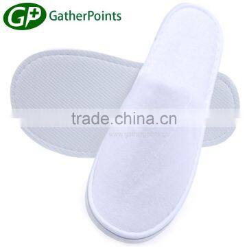 Cheap Disposable White Cut Pile Hotel Slipper