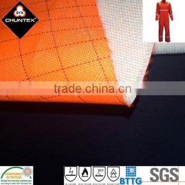 Polyurethane Coated FR Fire Proof Anti Static Laminating Fabric with Modacrylic Tricot