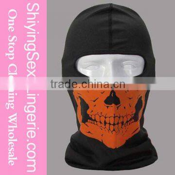 Orange Halloween Skull motorcycle bike riding face mask Cycling Riding face mask