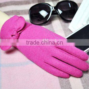 Simple Retro Design Two Fingers Touch Screen Gloves Conductive Fiber Gloves