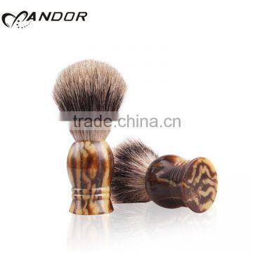 High quality resin handle badger shaving brush for men