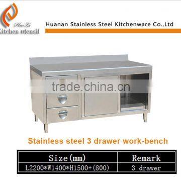 Chinese Factory Competive Price Hard Frame SUS Commercial Kitchen Cabinet Separated Assembled Made in China photo-3