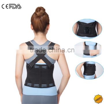 approved by CE and FDA adjustable and neoprene waist support for man and woman