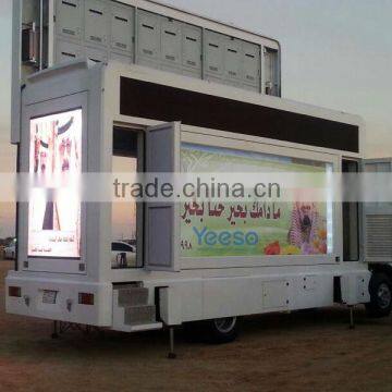YEESO P10 LED truck and mobile video truck for outdoor advertising