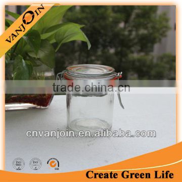 Cylinder Glass Airtight Food Storage